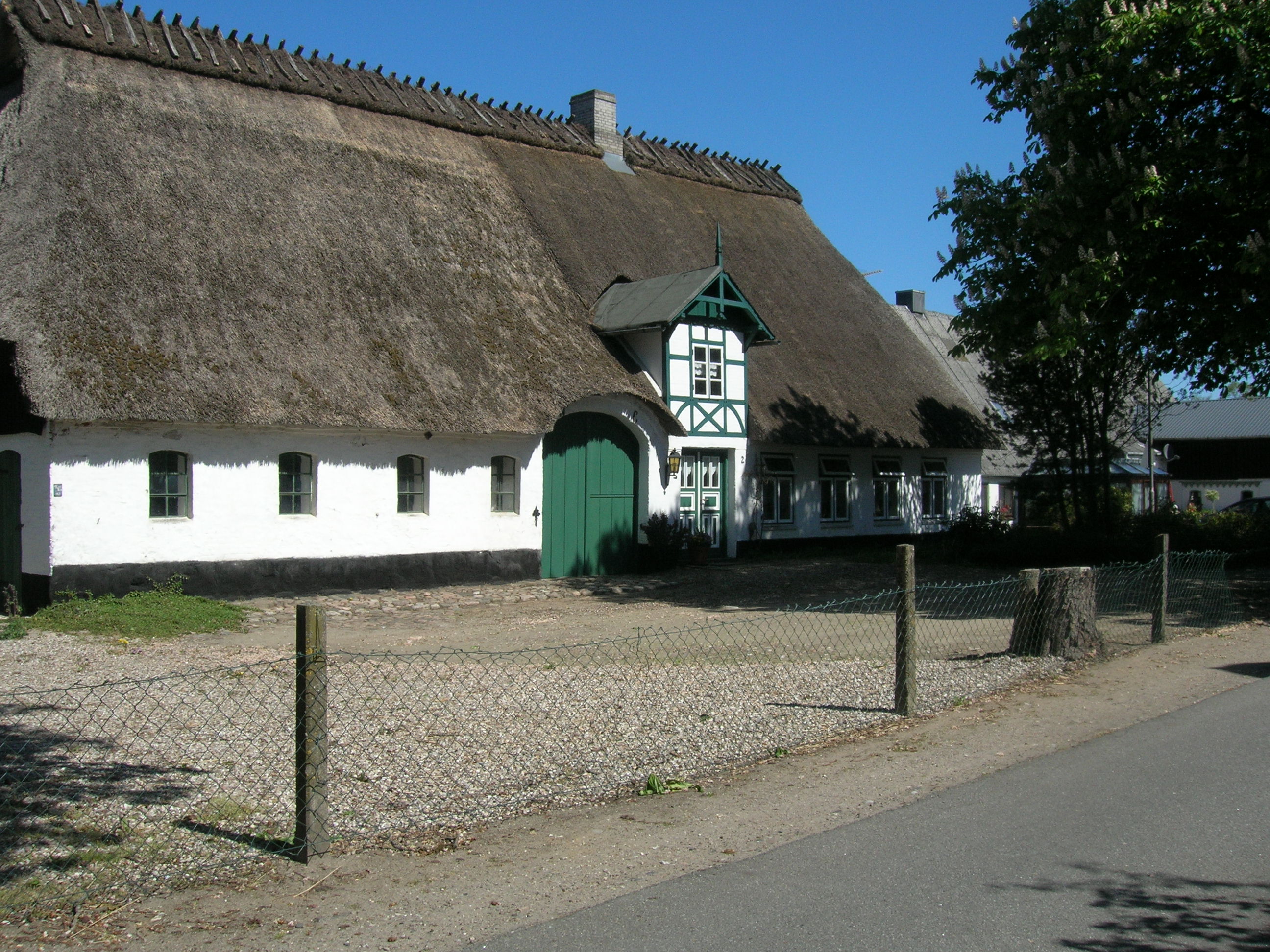 Neuberend, Schleswig, Schleswig-Holstein, Reetdach, Bauernhof